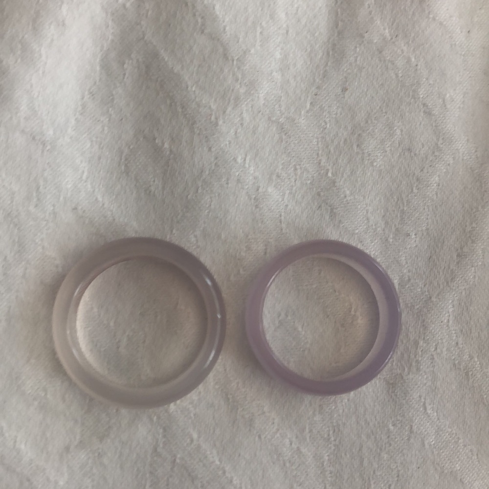 Pink stone stacked ring - Picture 4 of 5